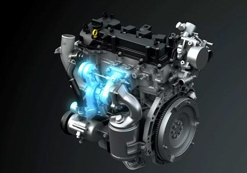 Visualisation in a tubro on an engine