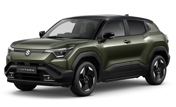 Suzuki finished in Land Breeze Green + Black Roof