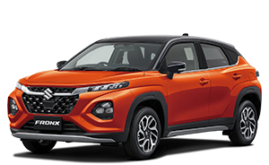 Suzuki Fronx render with clear background