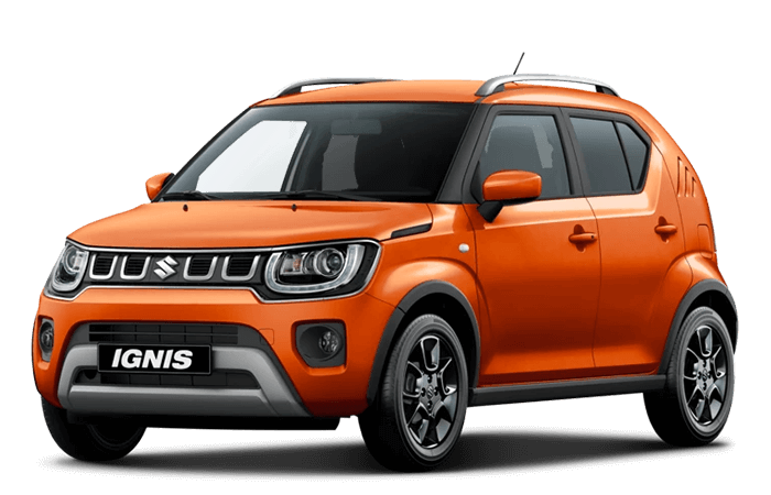 Suzuki Ignis render with clear background