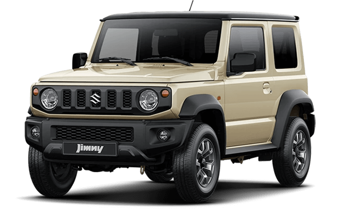 Suzuki Jimny render with clear background
