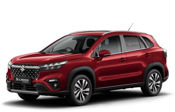 Suzuki S-Cross Hybrid render with clear background