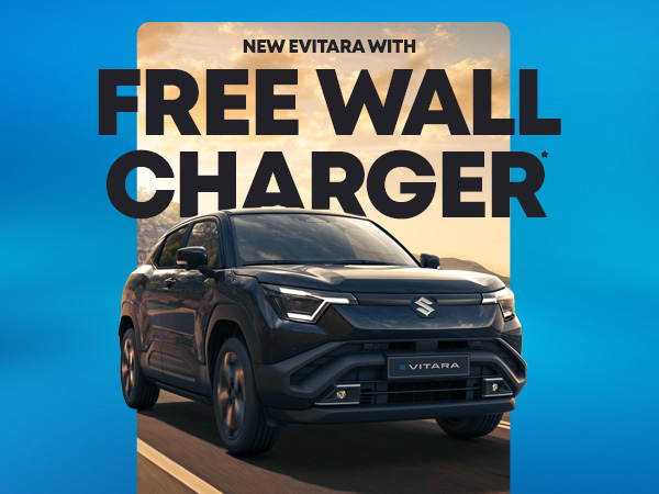 Collage of eVitrara images with free charger text