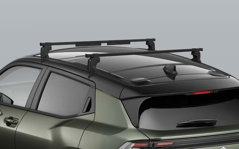 3D render of a Suzuki with the Roof Rack accessory attached