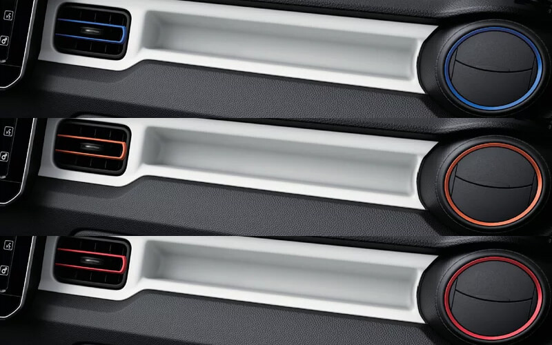 3D render of a Suzuki with the Air-con Covers accessory attached