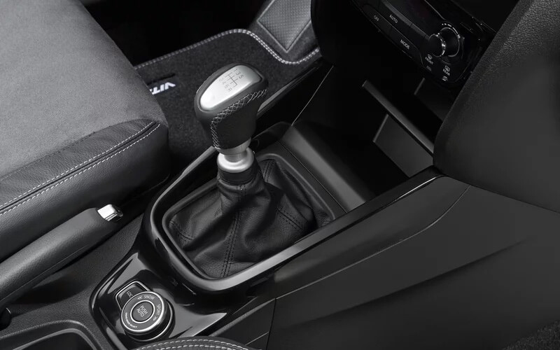 Grey gear shift surrounds