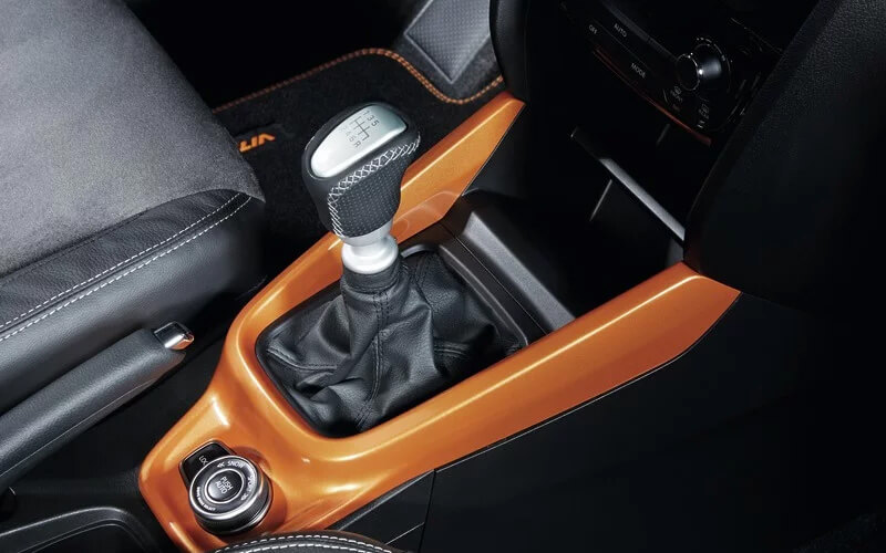 Orange Blue gear shift surrounds