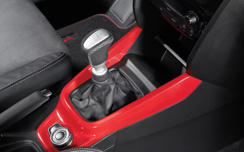 Red Blue gear shift surrounds